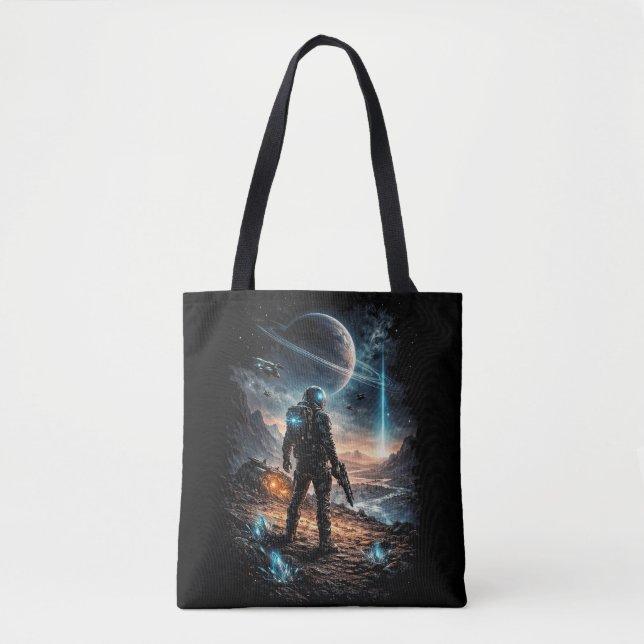 Bolsa Tote Farol no Mundo Distante (Frente)
