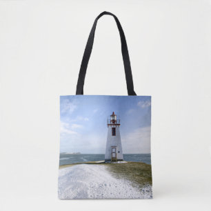Bolsa Tote Farol Novo Brunswick de Arran da polegada