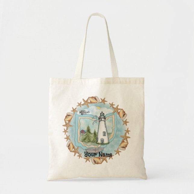 Bolsa Tote Farol Ohio Shells (Frente)
