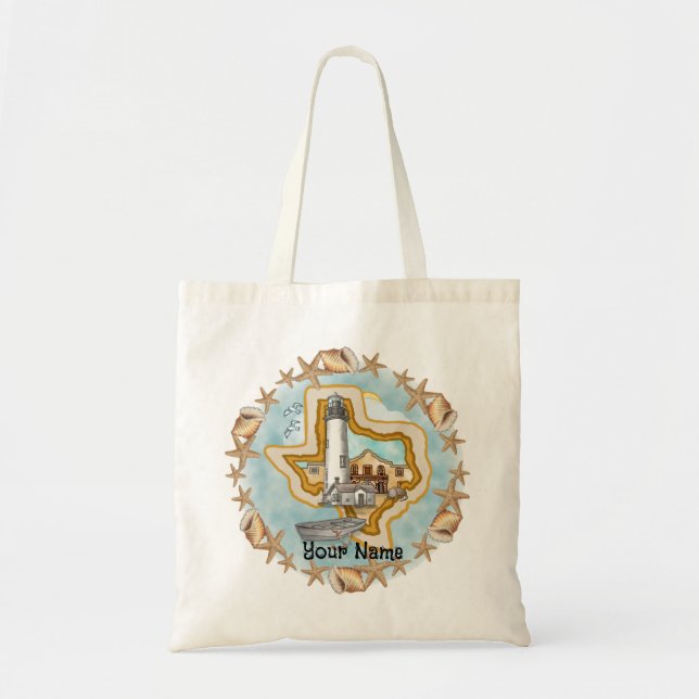 Bolsa Tote Farol Texas Shells  (Frente)