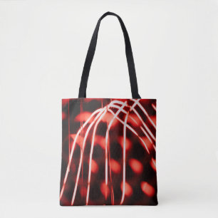 Bolsa Tote Farol vermelho e branco