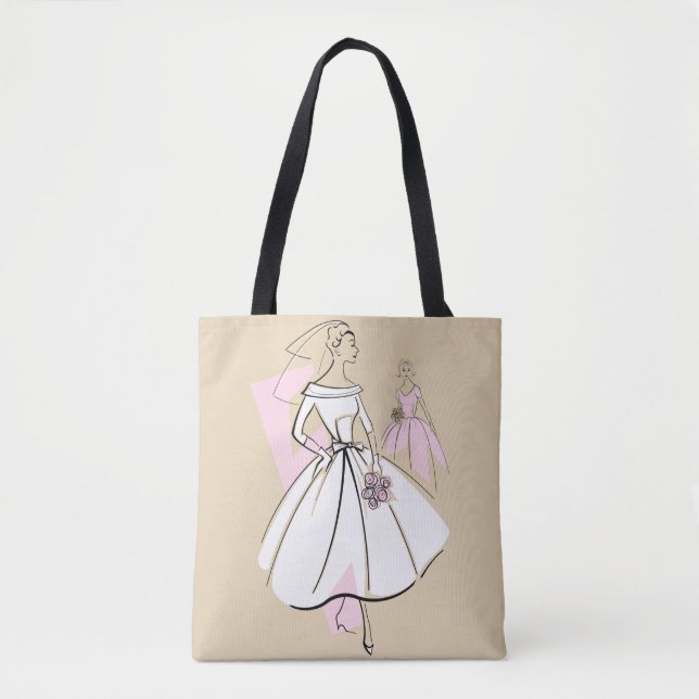 Bolsa Tote Fashion Bride Neutral Group rosa (Frente)