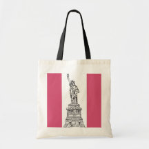 Fashion Themed Estátua da Liberdade Tote Bag
