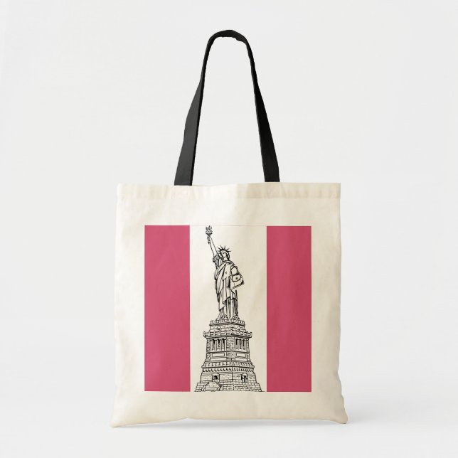 Bolsa Tote Fashion Themed Estátua da Liberdade Tote Bag (Frente)