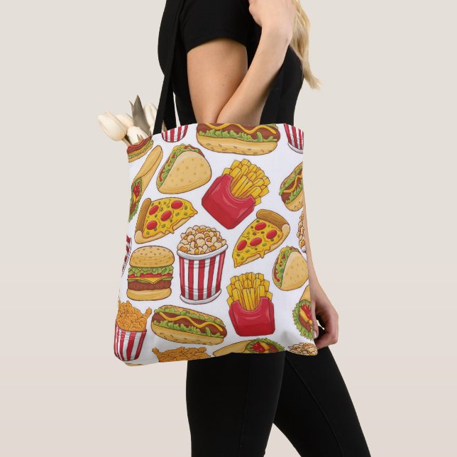 Bolsa Tote Fast Food   (Close Up)