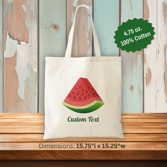 Bolsa Tote Fatia de Melancia (Criador carregado)
