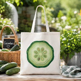 Bolsa Tote Fatia de Pepino 