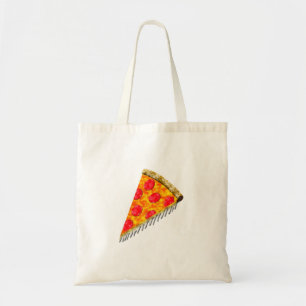 Bolsa Tote Fatia de pizza de anúncios de vintage