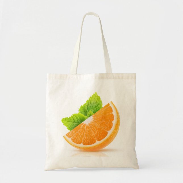 Bolsa Tote Fatia laranja (Frente)