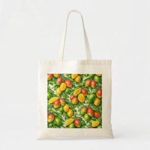 Bolsa Tote Fatias de Manga Botânica Tropical