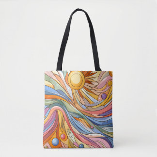 Bolsa Tote Fauvismo Pôr do Sol
