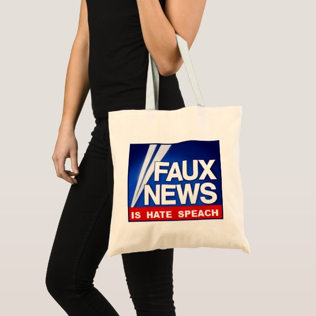 Bolsa Tote Faux News (Frente (produto))
