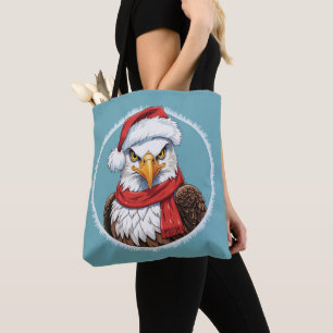 Bolsa Tote Favoritos Engraçados de Natal dos Animais - Águia