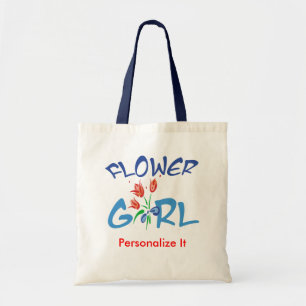 Bolsa Tote Favoritos personalizados da garota de flores