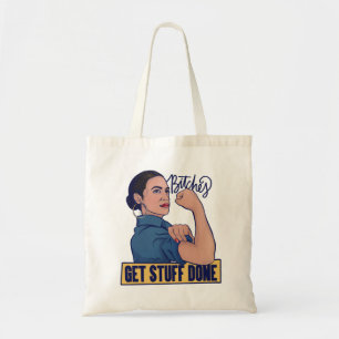 Bolsa Tote Fazemos coisas com o AOC Rosie, o riveter