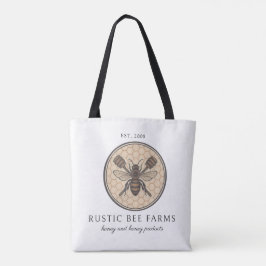 Bolsa Tote Fazenda de Abelhas Apicultor Mel Rústico