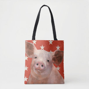 Bolsa Tote Fazenda Patriótica - Porco