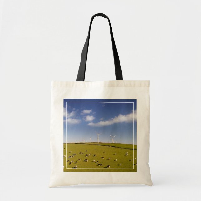 Bolsa Tote Fazendas | Vacas perto da Fazenda para-brisas (Frente)