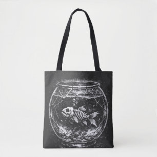 Bolsa Tote "Fazendo Grande" - Peixe Dourado por BurnsInHell