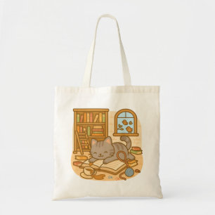 Bolsa Tote Fazer de Gato Bestial Kawaii a Mess