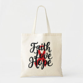 Bolsa Tote Fé, Amor, Esperança