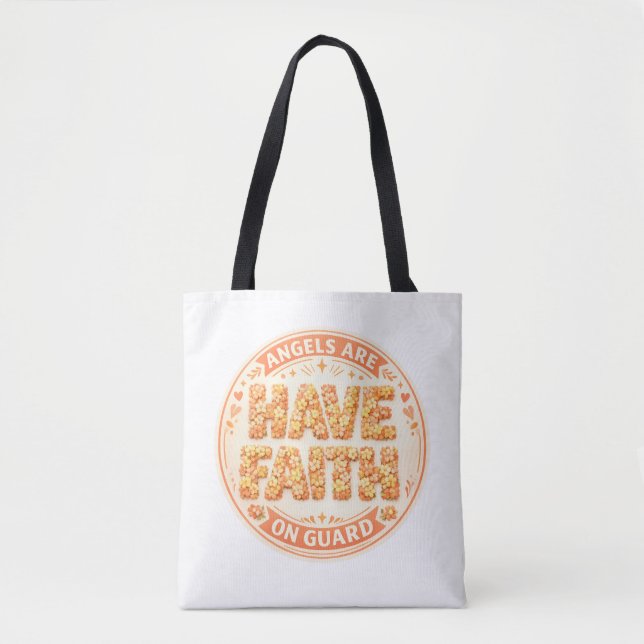 Bolsa tote Fé Angelical (Frente)
