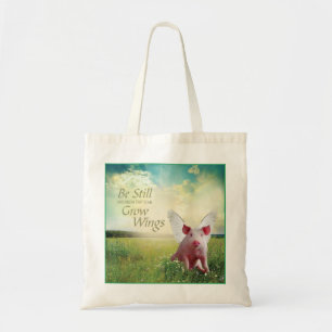 Bolsa Tote Fé Em Suínos