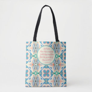 Bolsa Tote Fé, Esperança e Amor
