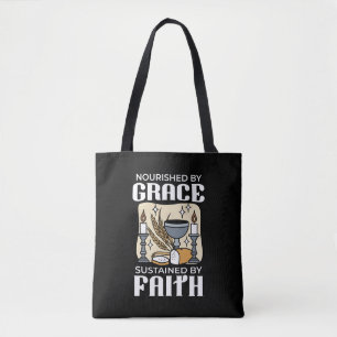Bolsa Tote Fé Espiritual e Graça – Cristão Edificante