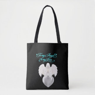Bolsa Tote FéAngélicaCoraçãoDourado