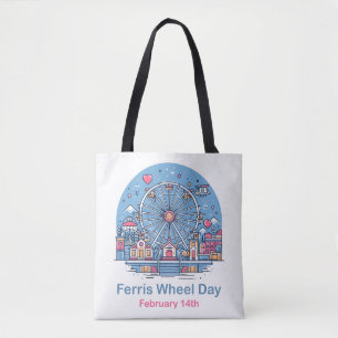 Bolsa Tote Feb 14 Ferris Wheel Day