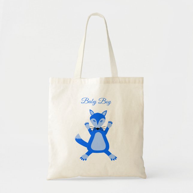 Bolsa Tote Febre de Raposa Azul-Cinto Personalizada (Frente)
