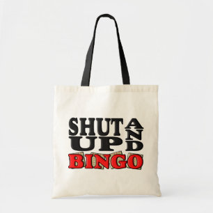 BOLSA TOTE "FECHADO ACIMA E BINGO "