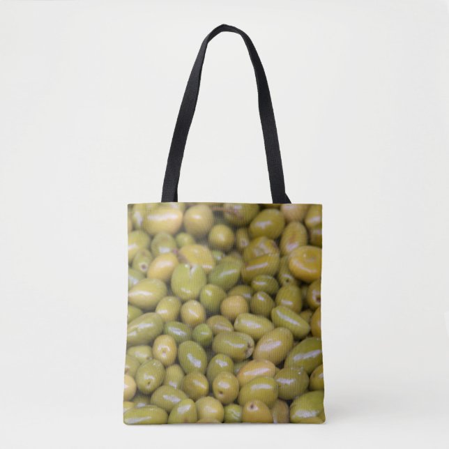 Bolsa Tote Fechar As Azeitonas Verdes (Frente)
