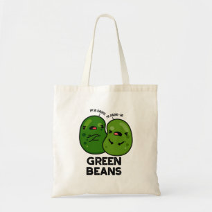 Bolsa Tote Feijões Verdes Cute Jealous Bean Pun