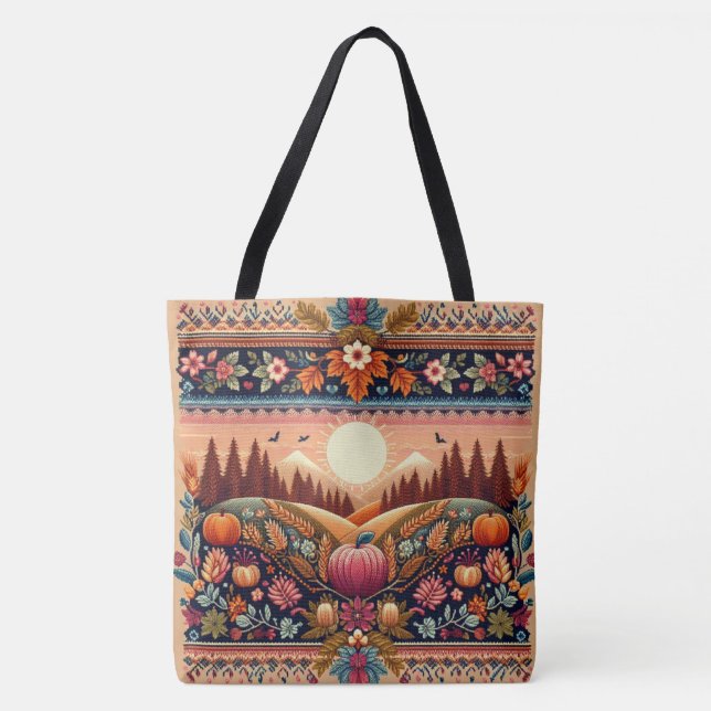 Bolsa Tote Feira Clássica de Isle/outono (Frente)