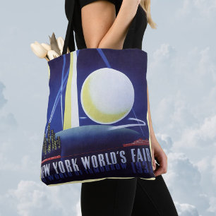 Bolsa Tote Feira Mundial de Nova York em 1939, Viagens Antiga