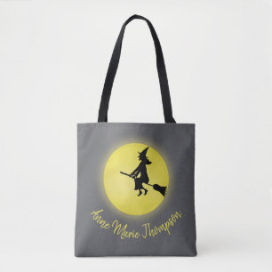Bolsa Tote Feiticeira de bruxa mimada do Halloween