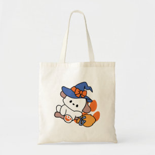 Bolsa Tote Feiticeira de pata no treinamento - Cão de Hallowe