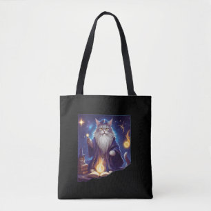Bolsa Tote Feiticeiro de Gato Magial Correto Feiticeiro Felin