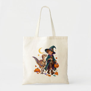 Bolsa Tote Feiticeiro de Penas & Kulindadromeus Halloween