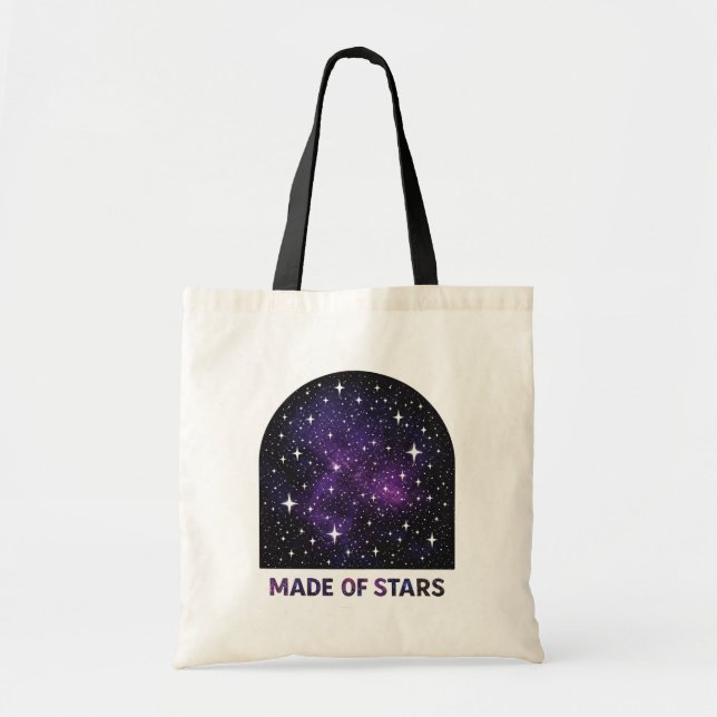 Bolsa Tote Feito de Estrelas (Frente)