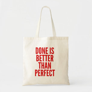 Bolsa Tote Feito é melhor que perfeito