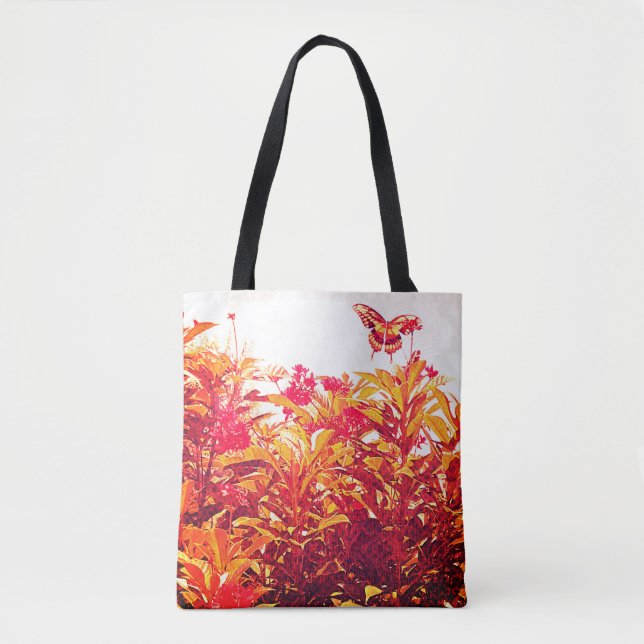 Bolsa Tote Felicidade do Jardim - Marmalade (Frente)