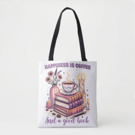Bolsa Tote Felicidade É Café E Um Bom Livro