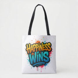 Bolsa Tote Felicidade ganha Design Grafite