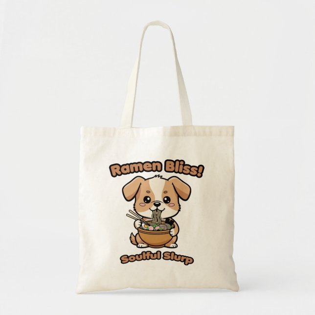 Bolsa Tote Felicidade Ramen (Frente)