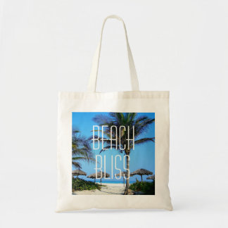 Bolsa Tote Felicidade tropical da praia