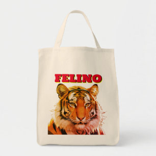 BOLSA TOTE FELINO, TIGER