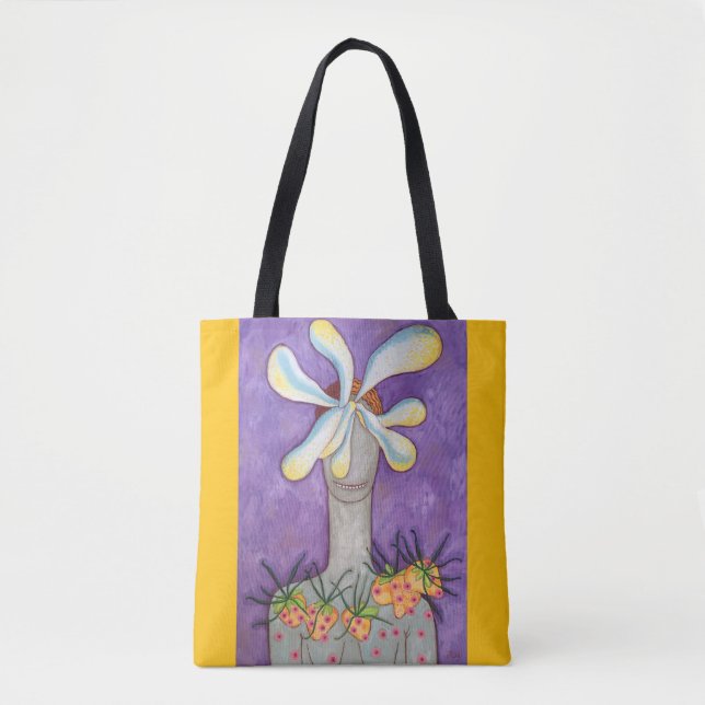 Bolsa Tote feliz (Frente)
